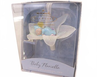 Hallmark Ornament Baby Floriella Frostlight Faeries Too Collection GP1673