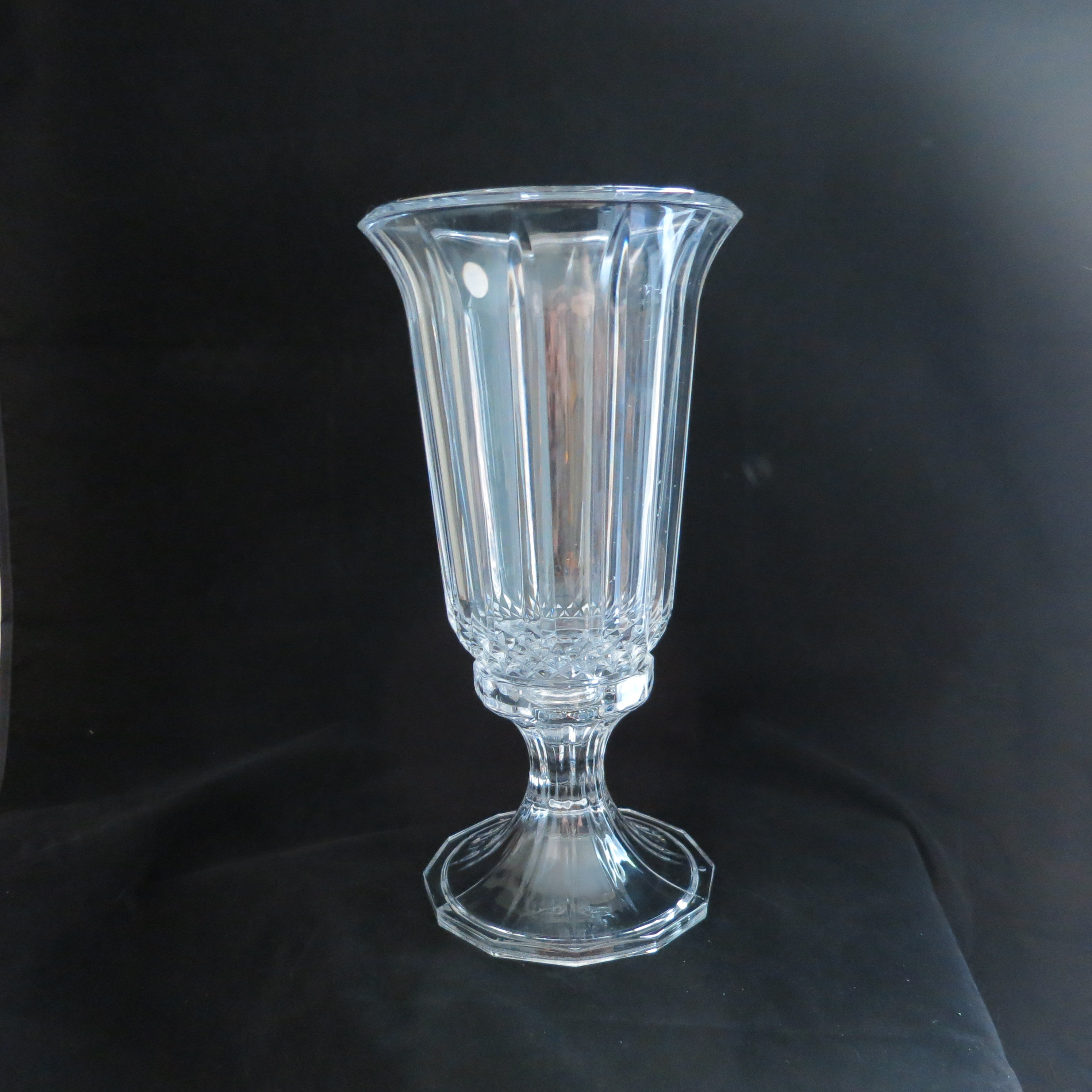 Vintage St. Hurricane Crystal Fine Crystal Candle Holder