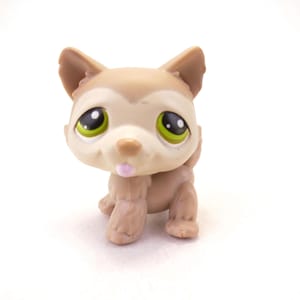 Hasbro Littlest Pet Shop #358 Husky Dog LPS Pet Collectible