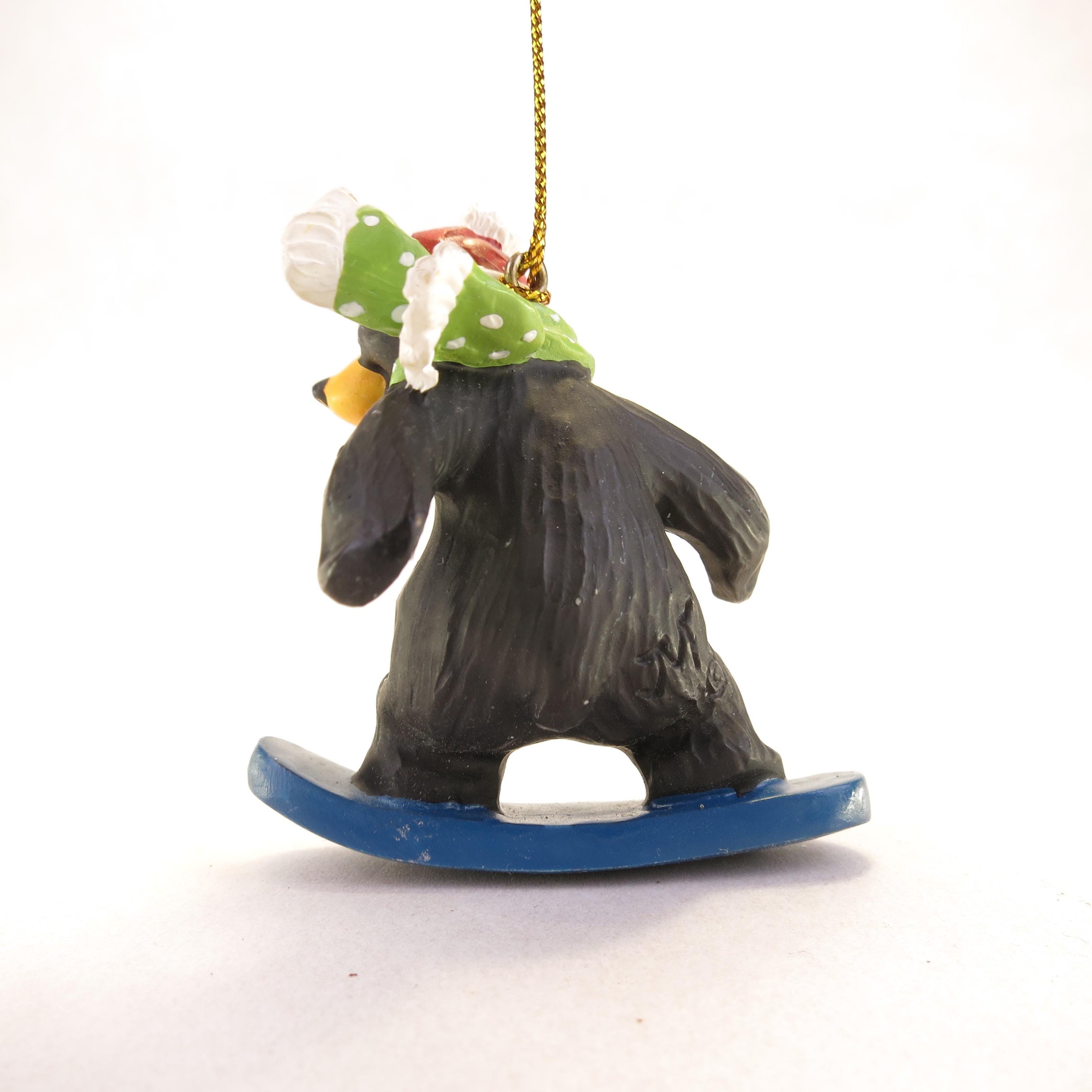 Bearfoots Bear Snowboarder Ornament - Thumbnail 3