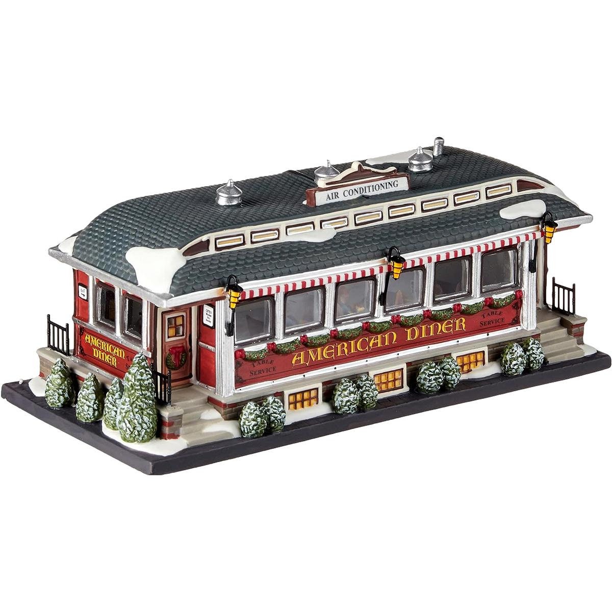 Department 56 Christmas in The City Model Railroad Shop