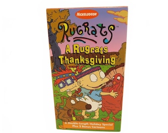 Rugrats: A Rugrats ThanksGiving VHS Vintage Cartoons 1990s Nickelodeon Nostalgia