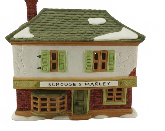 Department 56 Scrooge and Marley Counting House 65005 Christmas Dickens Village NoBox