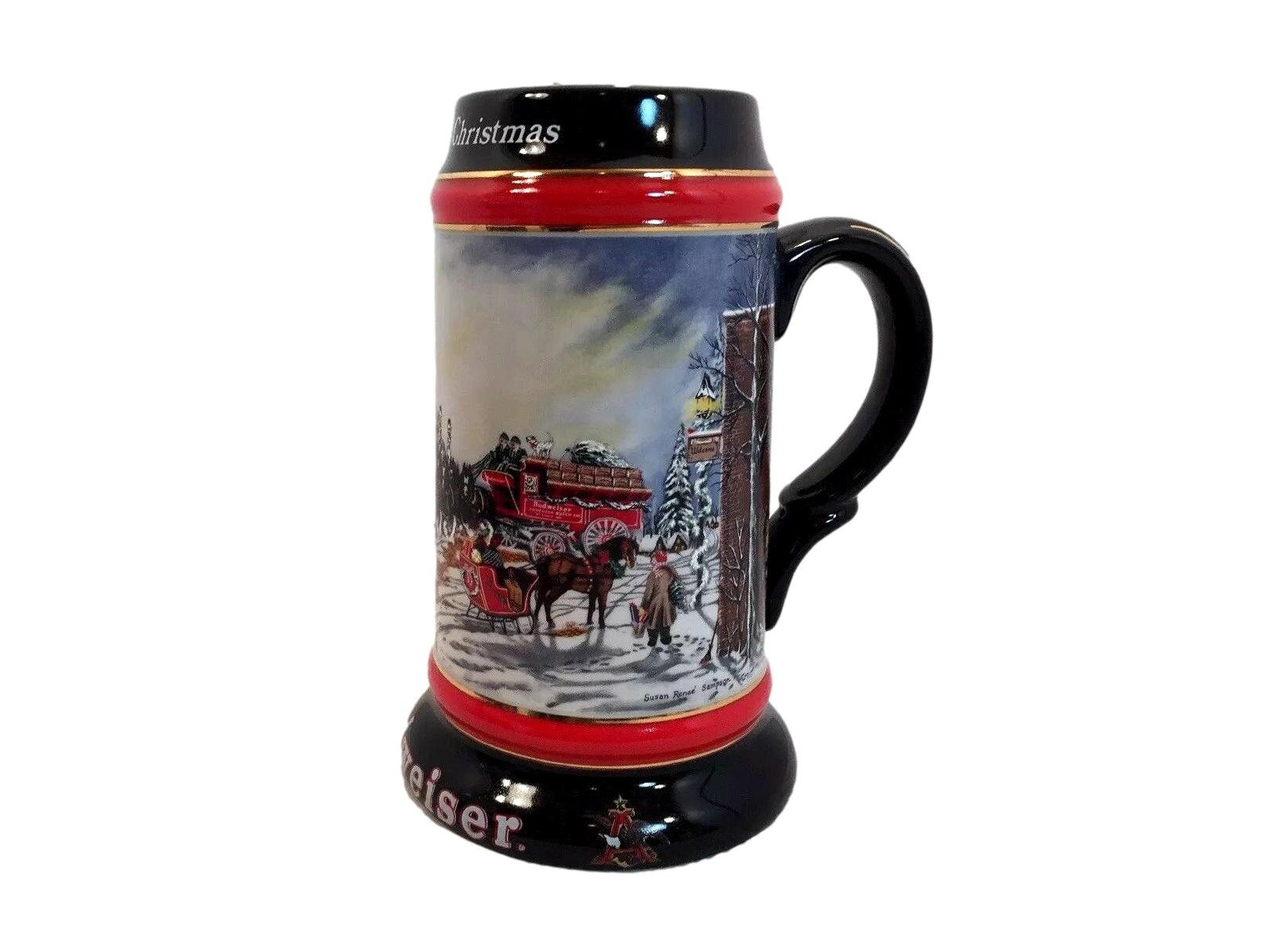 Vintage 1992 AnheuserBusch Collectors Series A Perfect Christmas Stein