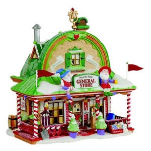 Dept 56 North Pole General Store 56797 North Pole Series Lighted Village