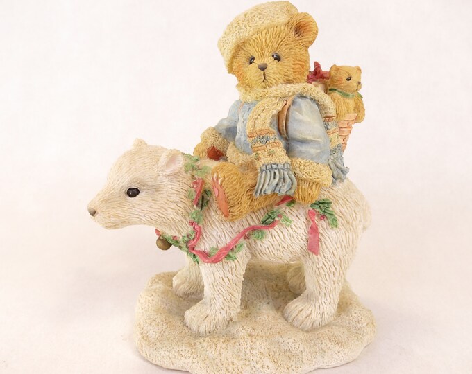1994 Cherished Teddies Eric "Bear Tidings of Joy" Vintage Priscilla Hillman 622796