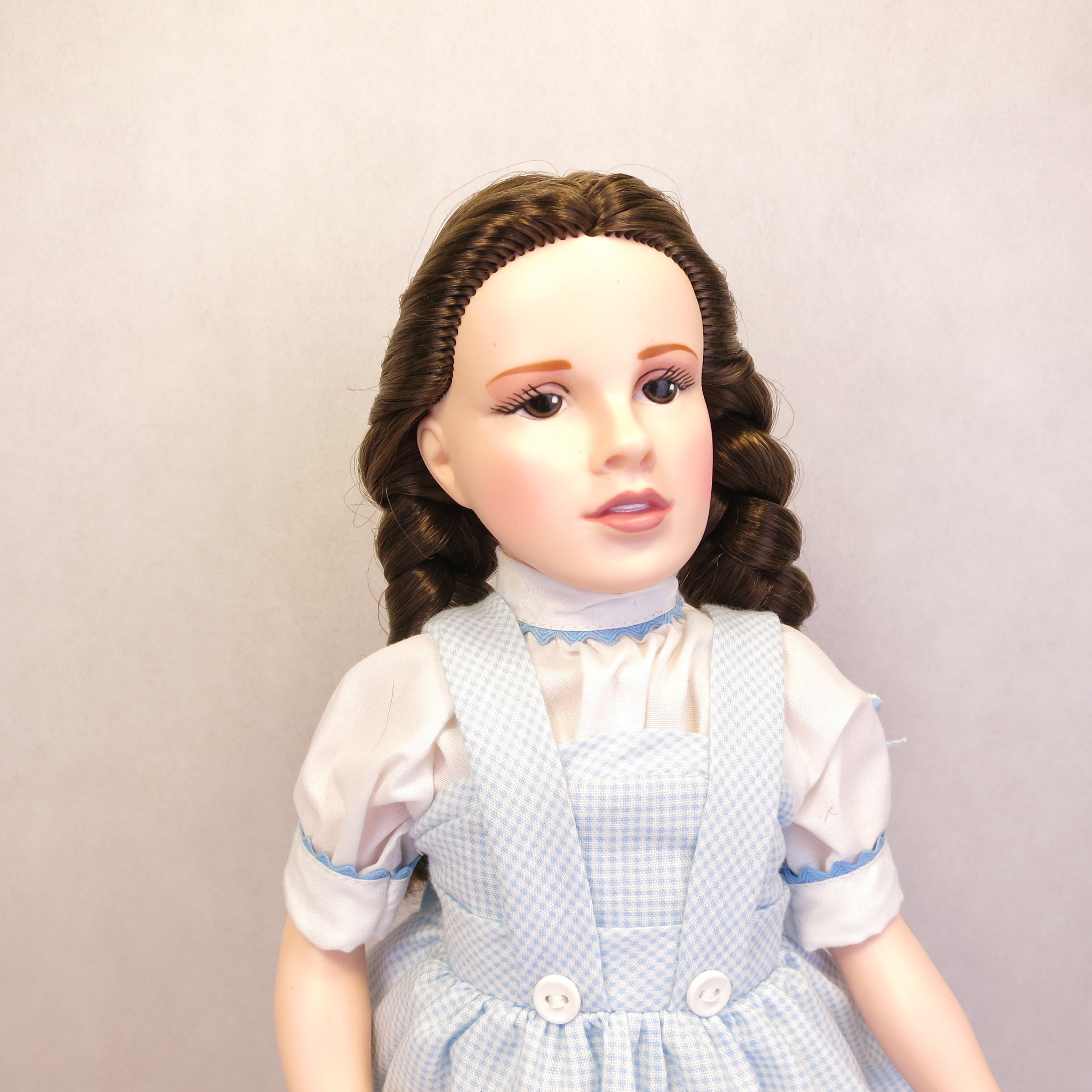 Vintage 1984 Effanbee Doll Judy Garland As Dorothy in Wizard of Oz With Toto 14