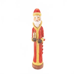 Vintage Skinny Pencil Santa Claus Statue 6.25&quot; Christmas Decor