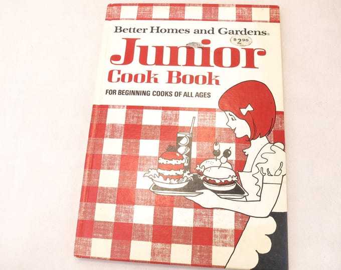 Vintage Better Homes and Gardens Junior Cook Book Hardcover 1972