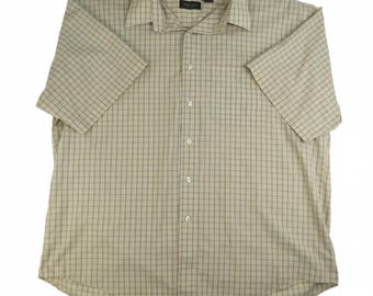 Van Heusen Mens XL Wrinkle Free Stain Free Button-Up Shirt