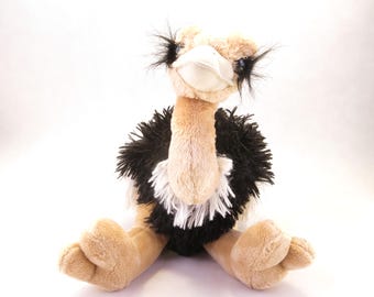 Wild Republic Cuddlekins Ostrich Stuffed Plush 12"