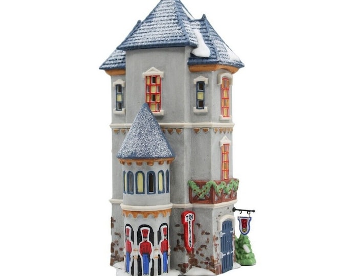 Department 56 Retired 56383 Tin Solder Shop Collection North Pole Series