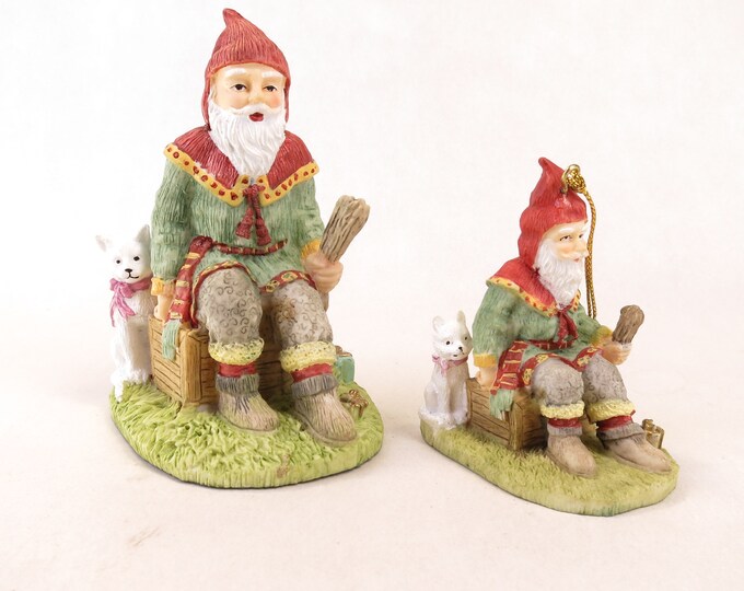 Vintage Santa Claus International Resources Sweden Jultomten SC13S Figure and Ornament