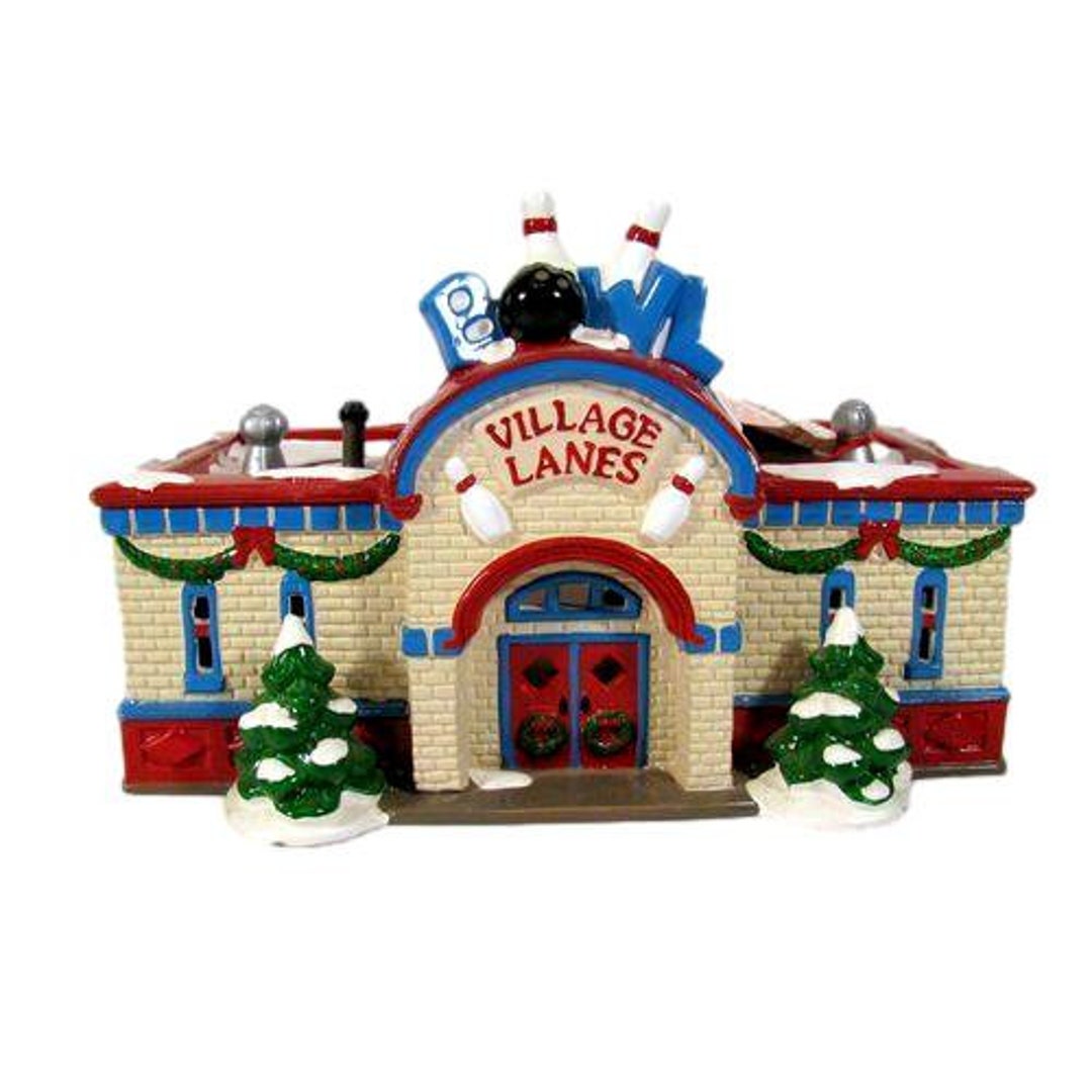Department 56 Bowling Alley 54858 Snow Village Christmas Etsy