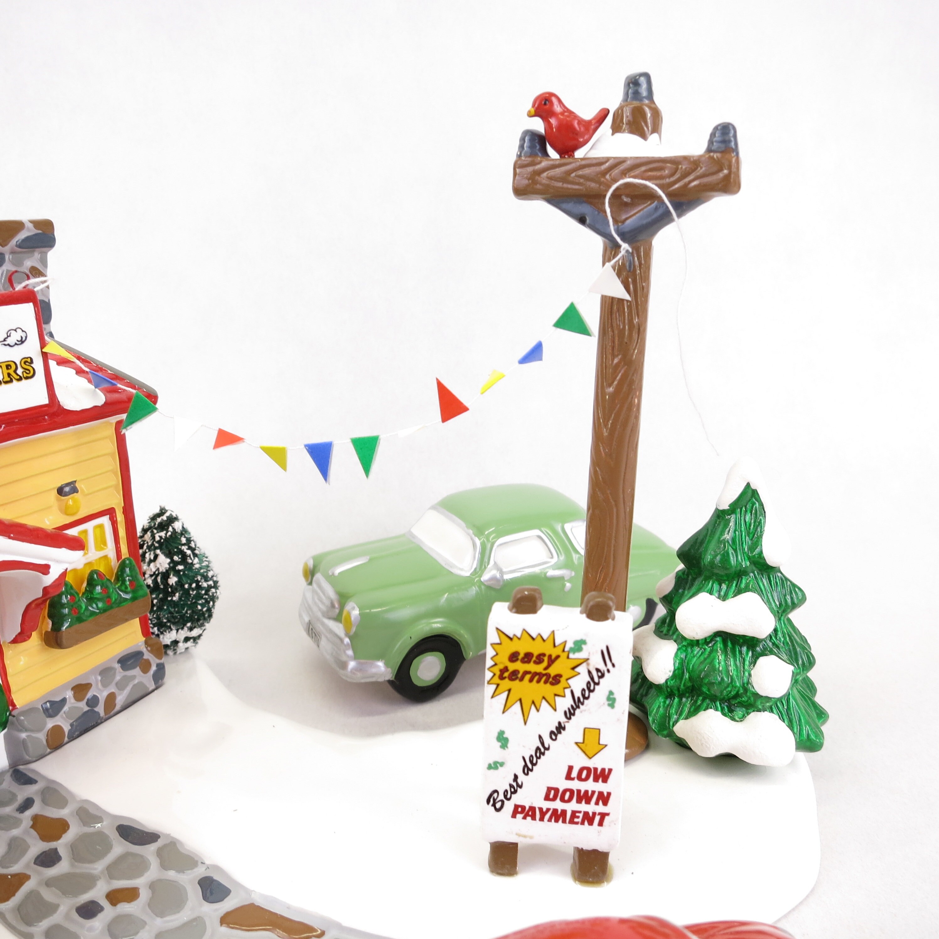 置物 Department 56  Village used car Department 56 Village Used Car Lot Set of 5 54283 Snow Village