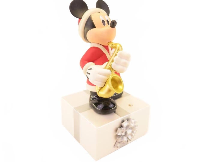 Hallmark Wireless Disney Band Mickey Mouse Musical Saxophone Tested Works