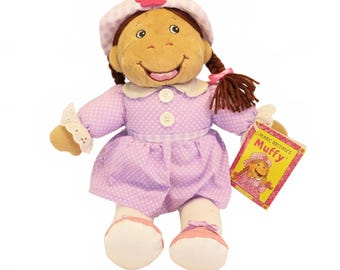 Marc Browns Arthur Muffy Crosswire Plush Doll PBS 1998 Eden 14"
