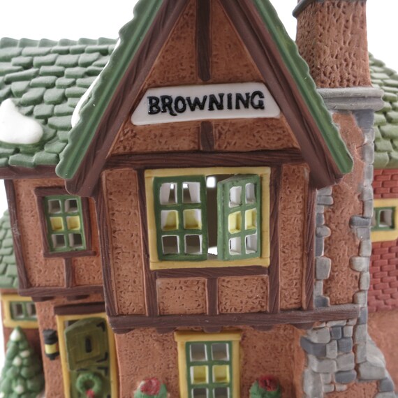 Seasonal Decor Department 56 House Browning Cottage Porcelain