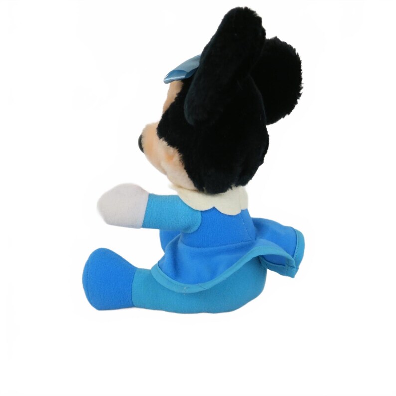 Peluche vintage de Minnie Mouse de Disney Mickey's Christmas Carol de 8 pulgadas, 1984, usado imagen 3