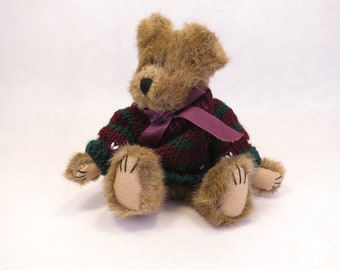 Boyds Bears - The Archive Collection - York Teddy Bear Mini Plush in Sweater