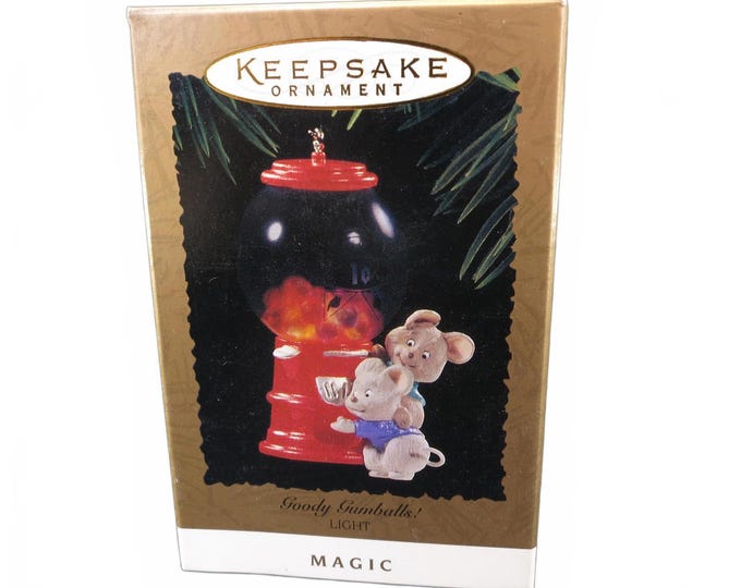 Hallmark Keepsake Ornament Goody Gumballs Light Magic 1995 QLX7367