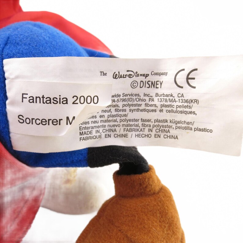 Disney Parks Fantasia Mickey Mouse Sorcerer's Apprentice Plush 14" image 5