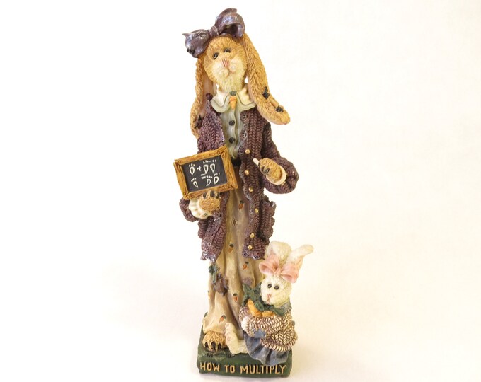 Vintage Boyds Bears Miss Prudence P Carrotjuice and Petra  # 2848 Teacher Bunny