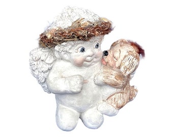 Dreamsicles Cherubs Angel 1994 Figurine Love My Puppy DC131