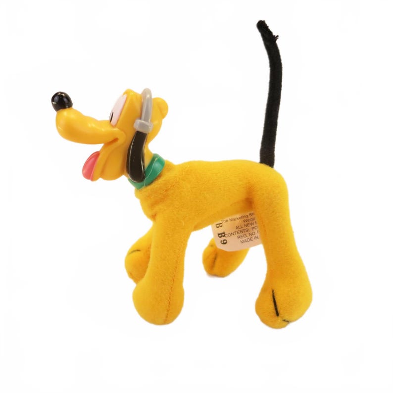 Peluche de la Casa del Ratón de Disney Pluto, Mickey Mouse Clubhouse, McDonald's, juguete de la Cajita Feliz imagen 1