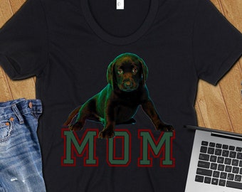 Stolz Lab Mom Shirt, schwarze Lab Mom Shirt, Labrador Mom Shirt, Labradoodle Mom Shirt, Hund Mama Shirt, Hund Liebhaber Shirt
