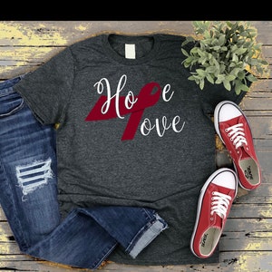 Multiple Myeloma Cancer Shirt, Blood Cancer Awareness Tshirt, Cancer Survivor T-shirt, Cancer Warrior T shirt, Blood Cancer Women Men