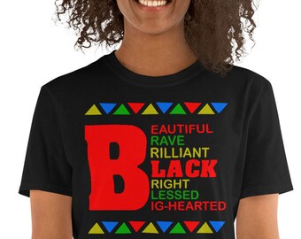 Chemise de mois d'histoire noire, chemise d'histoire afro-américaine, chemise de femme noire, art de cheveux de fille noire, chemise de femme afro, chemise noire fière