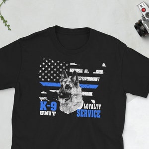 Politie K9 hond shirt-Duitse herder shirt-Duitse herder papa shirt-Duitse herder minnaar shirt-K9 eenheid shirt-hond minnaar shirt