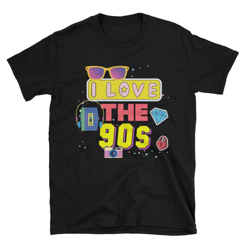 I Love The 90s Shirt - 90's Birthday Shirt - Vintage Shirt - Retro Shirt - I Love The Nineties Shirt - Nineties Baby Shirt - 90s Baby Shirt image 2