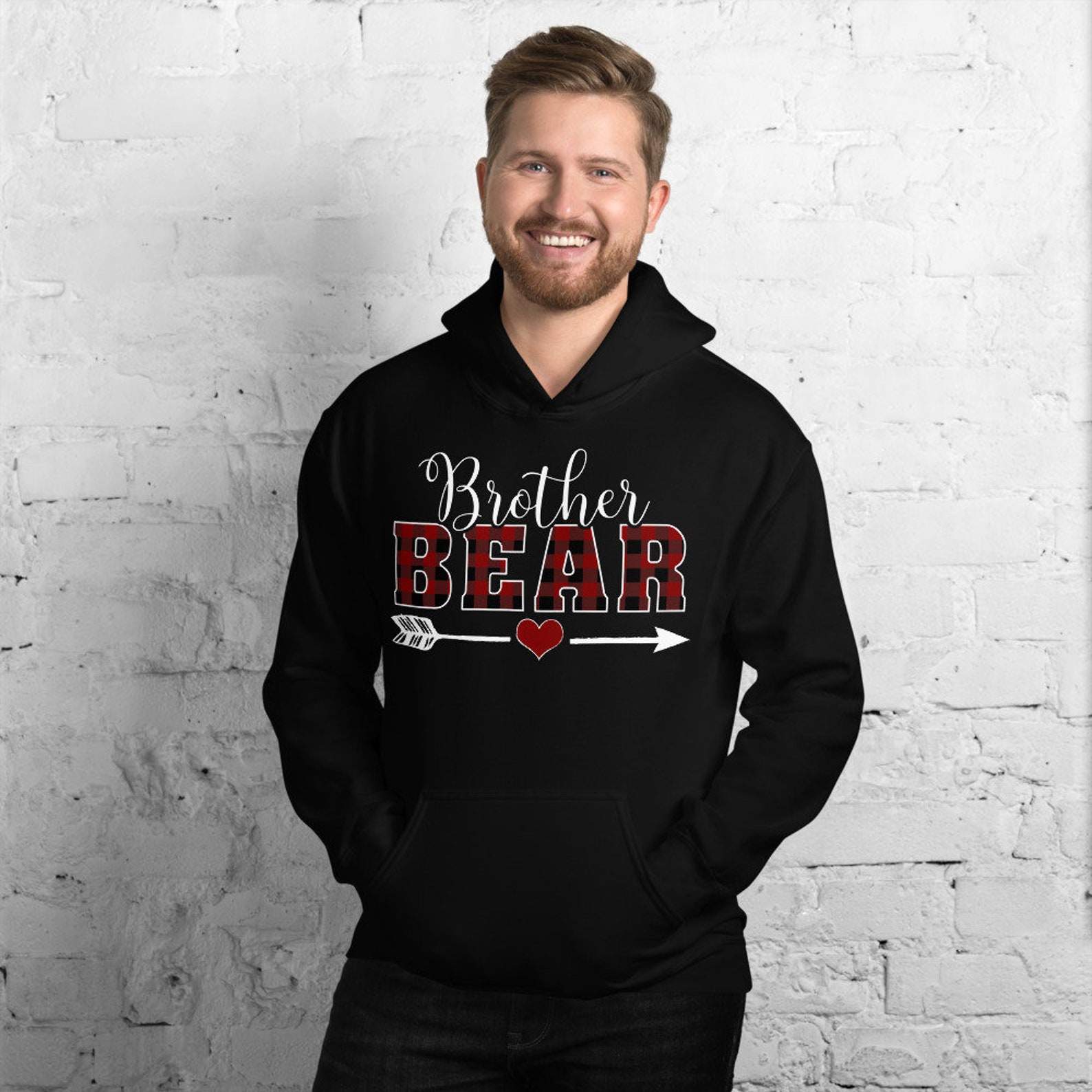 Frank Brothers Brother Bear Sherpa Fleece Blue Pullover Hoodie