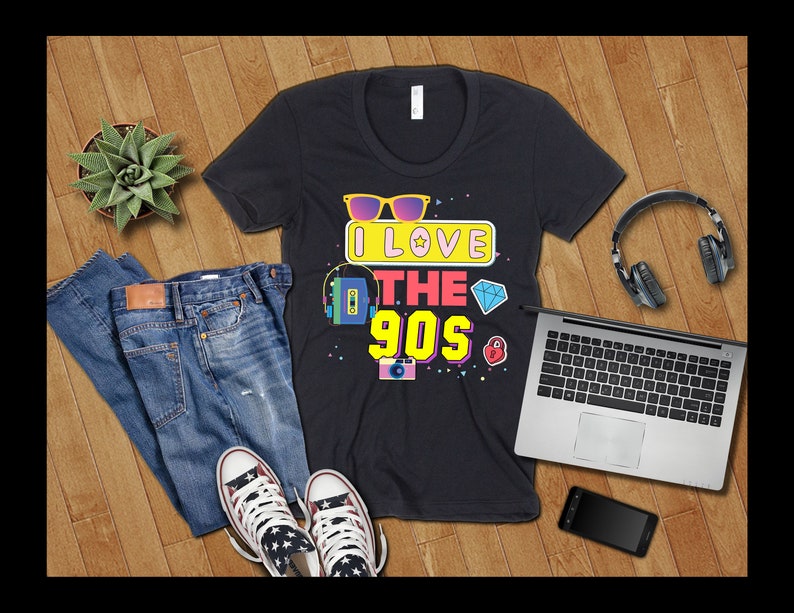 I Love The 90s Shirt - 90's Birthday Shirt - Vintage Shirt - Retro Shirt - I Love The Nineties Shirt - Nineties Baby Shirt - 90s Baby Shirt image 1