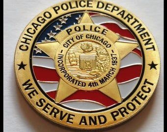 Police Law Enforcement Challenge Art Coin - CHOOSE YOURS