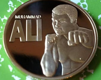 Muhammad Ali Sportsman of the Century Boxing Challenge Art Coin