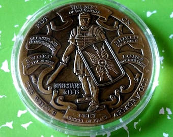 Armor of God High Relief Challenge Art Coin