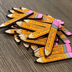 Digital SVG for Laser Machine. Not colored clip art. Teacher Pick Sticks Calling Sticks Equity Sticks Pencil 1-30 Students