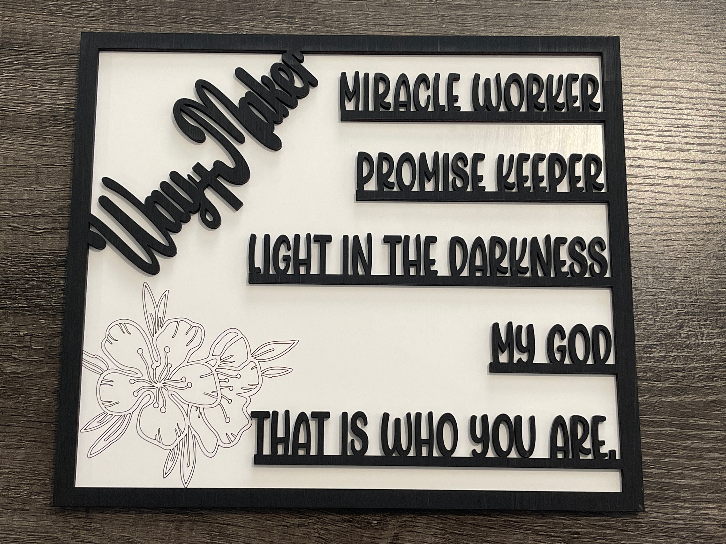 Way Maker Signs Digital File SVG Way Maker Sign - Etsy