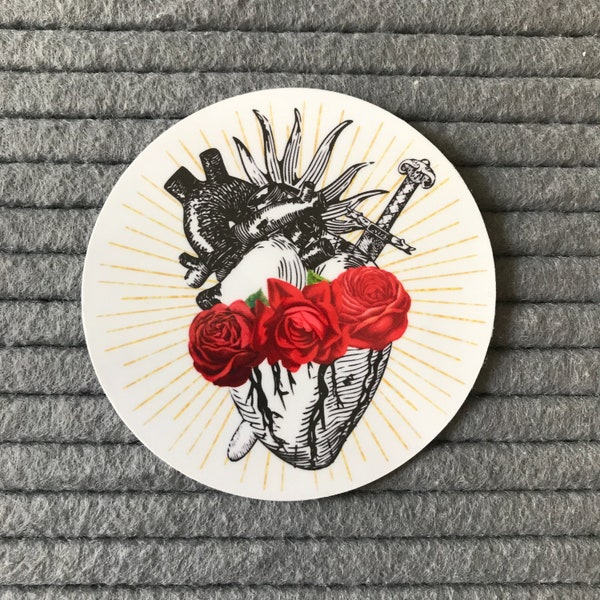 Immaculate Heart Tattoo Etsy