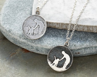 Hond ketting | Cadeaus voor hondenliefhebbers | Geheugen ketting | Huisdier gedenksieraden | Charm Collier (wisselen)