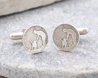 Dog Cufflinks |  Dog Jewelry | Jewellery for Dad | Gifts for Dog Owners | Gifts for Dog Dads