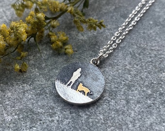 Gold dog necklace | Gifts for Dog Lovers | Dog Pendant | Dog Jewelry | Pet Memory Necklace