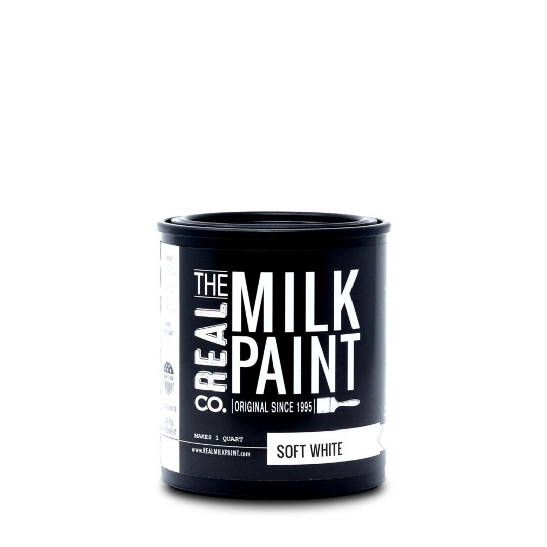 Real Milk Paint Soft White Quart Etsy