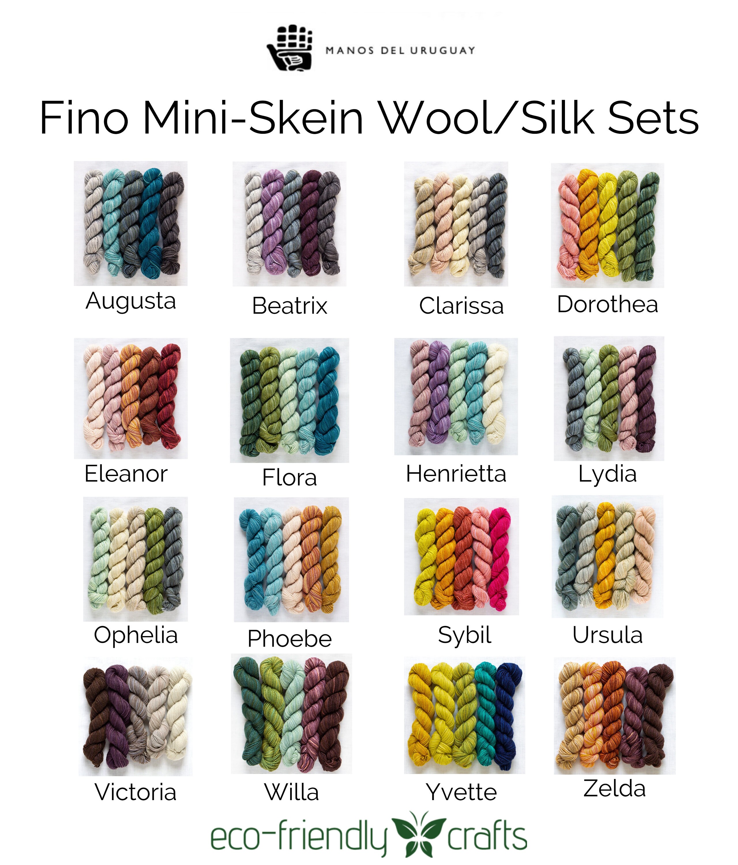 Fino Mini Skein Kits, Manos Del Uruguay