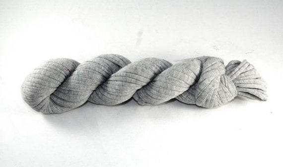 Recycled T-Shirt Yarn Gray