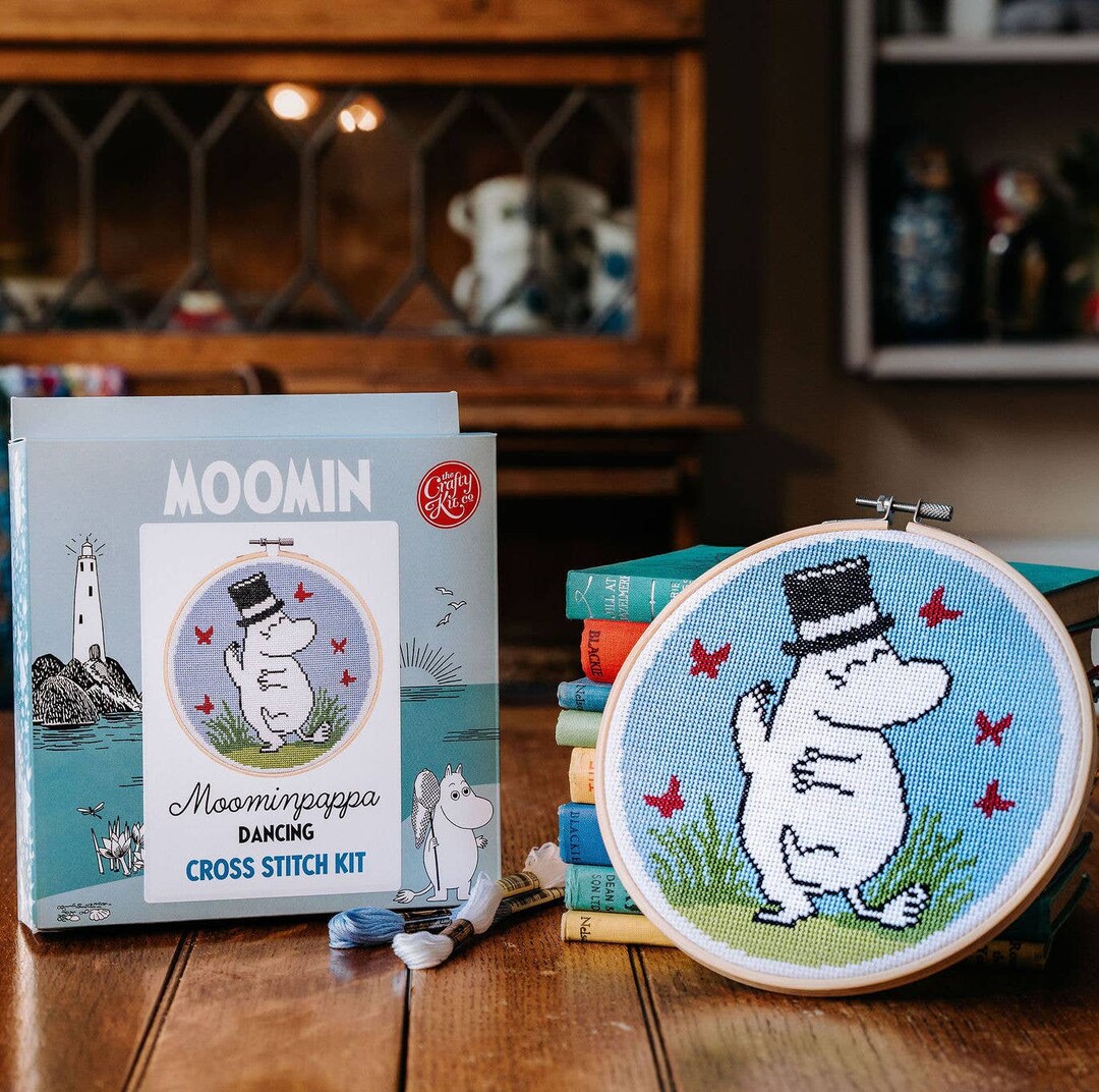 Kit Punto Croce The Crafty Kit Company Moomin Snorkmaiden Per Principianti - Con Telaio, Fili E Guida