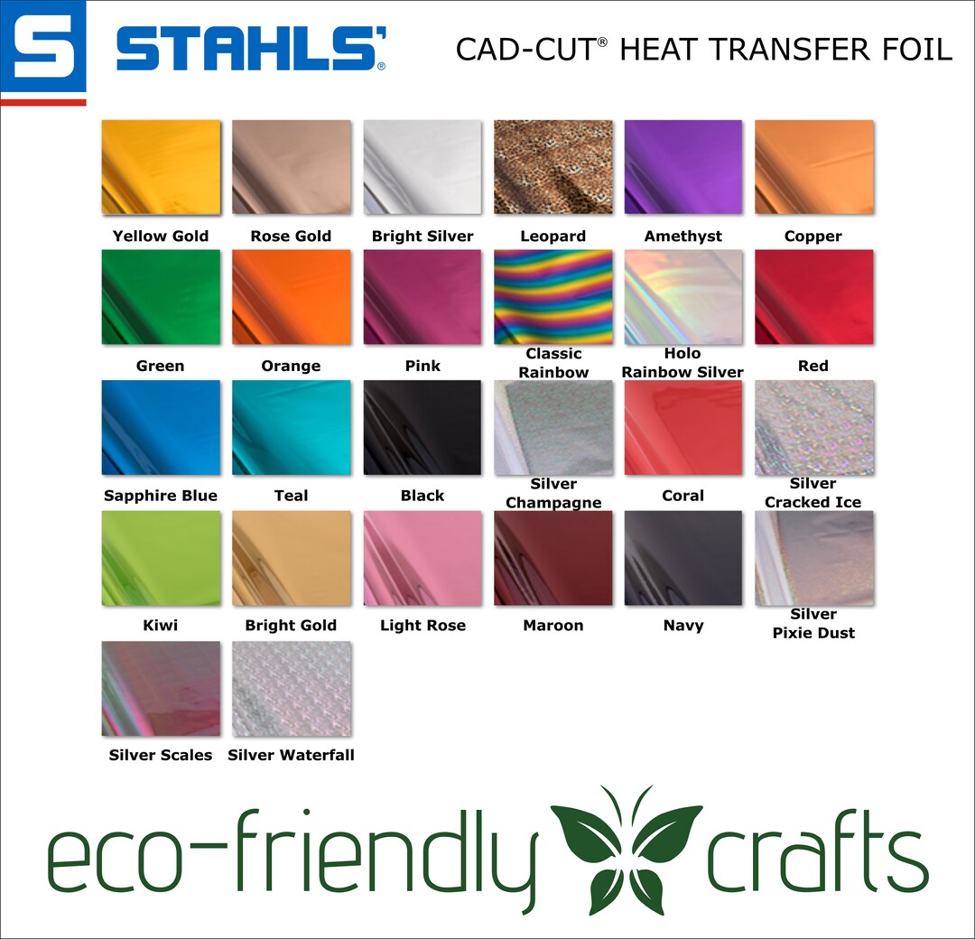 Iridescent Red Heat Transfer Vinyl, Stahls' CAD-CUT® Chroma Bling